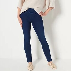 Belle by Kim Gravel Skinny Jeans raw hem